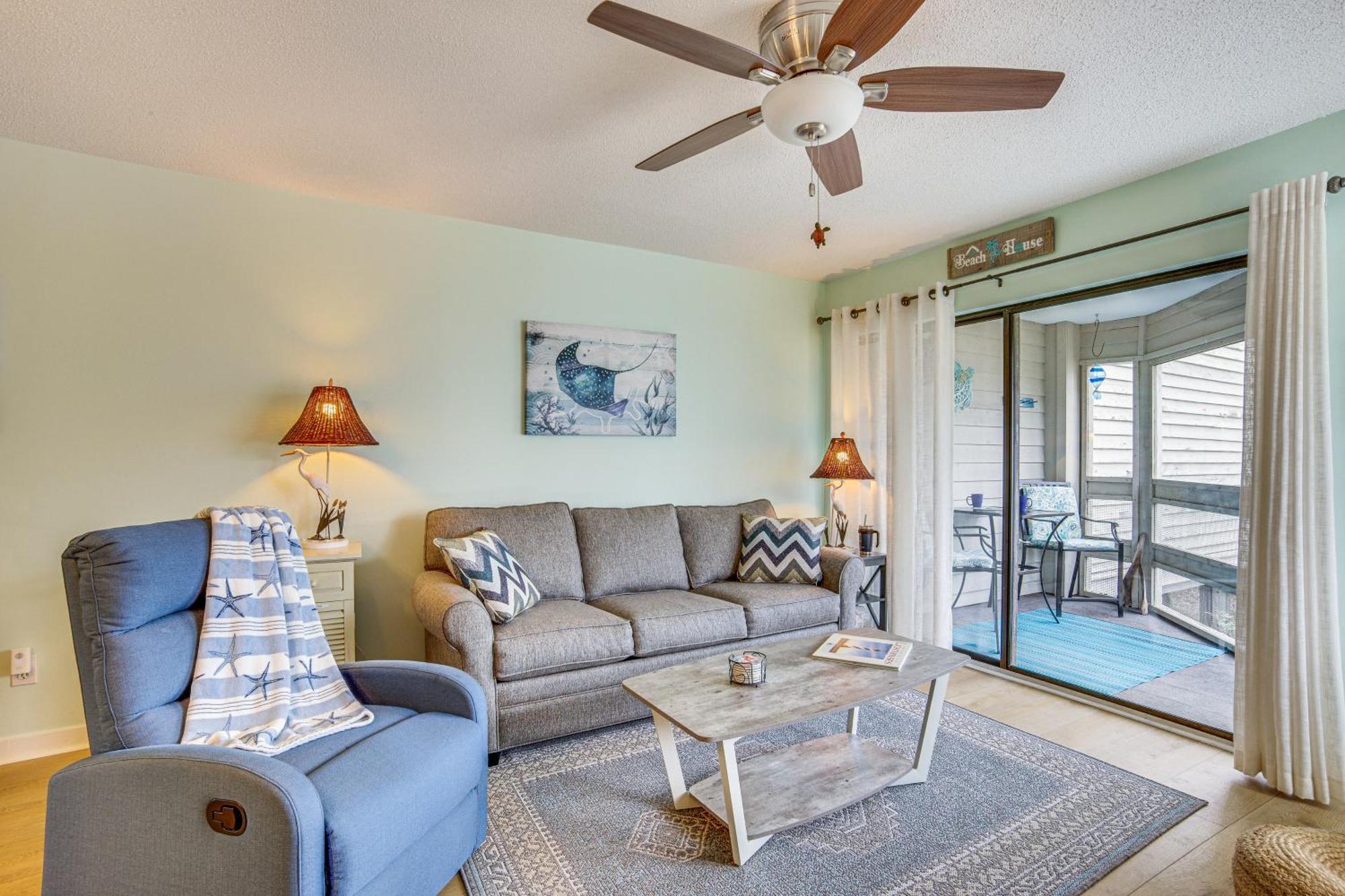 Ocean-View Saint Helena Island Condo - Pool Access Oceanmarsh Subdivision Extérieur photo